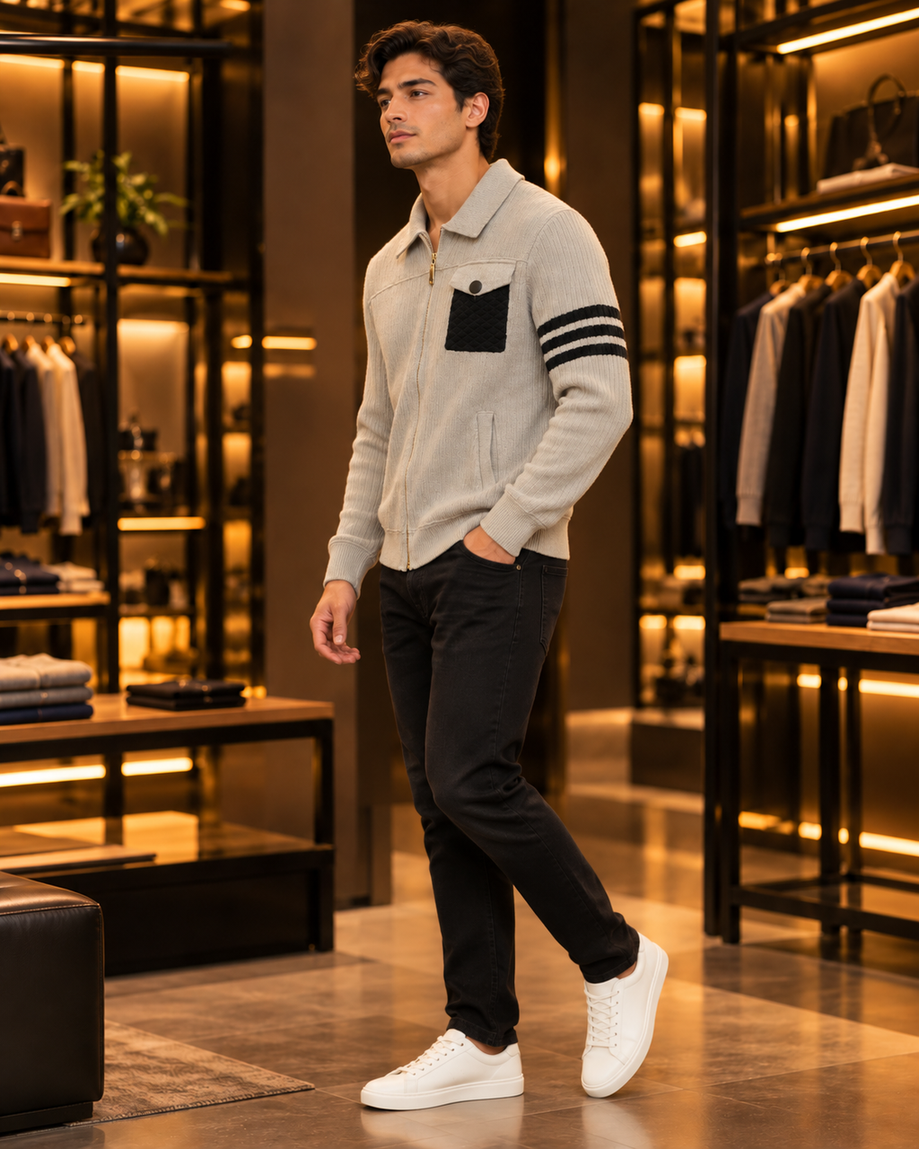 Cream color Sweatshirt