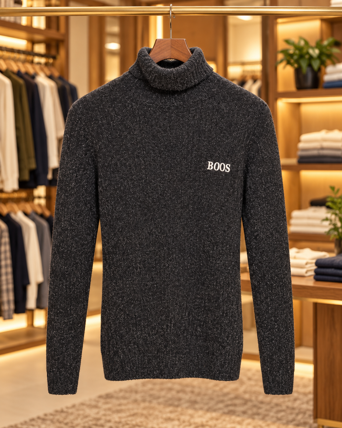 Hi Neck Black