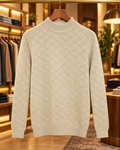 cream color sweatshirt