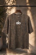 Alo Yoga Marble Acid Wash Tee