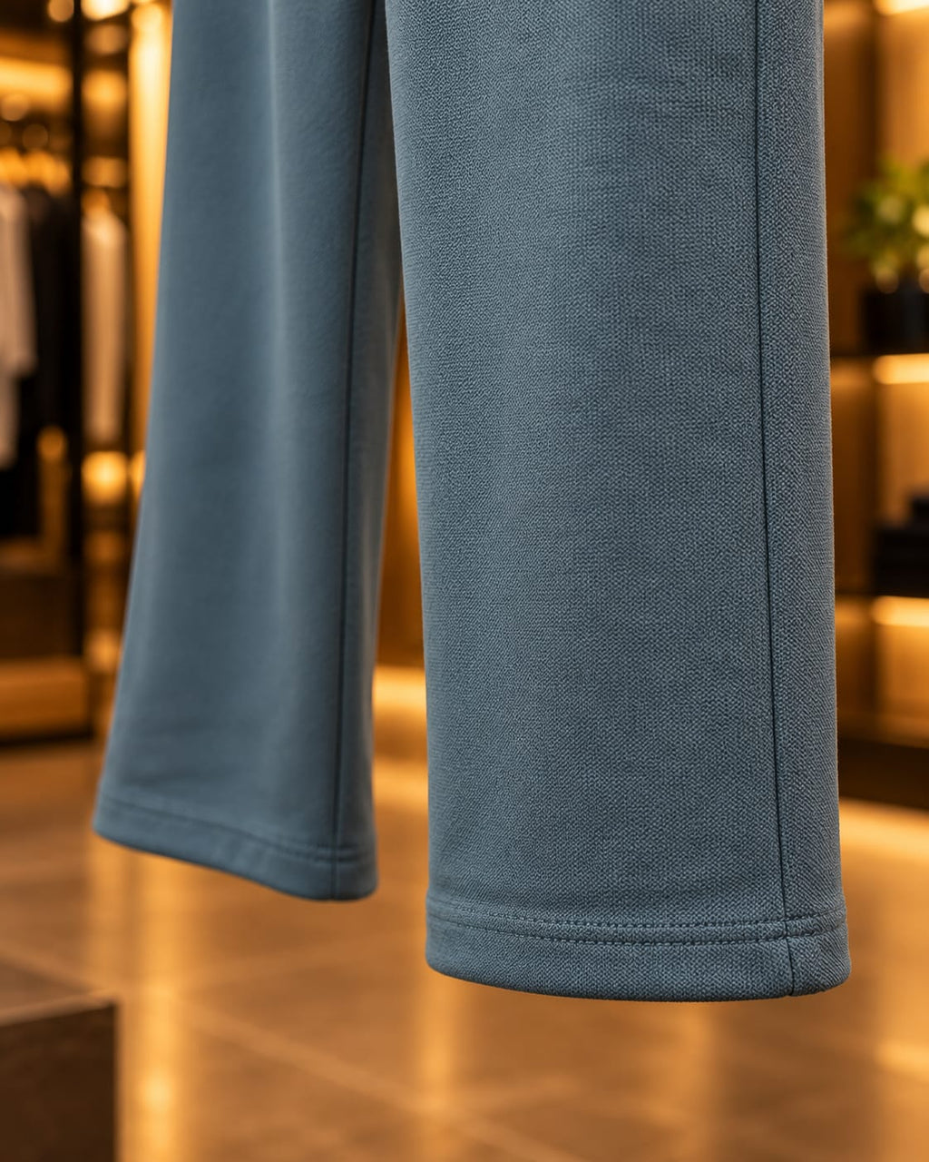 Men’s Straight-Leg Drawstring Casual Trousers