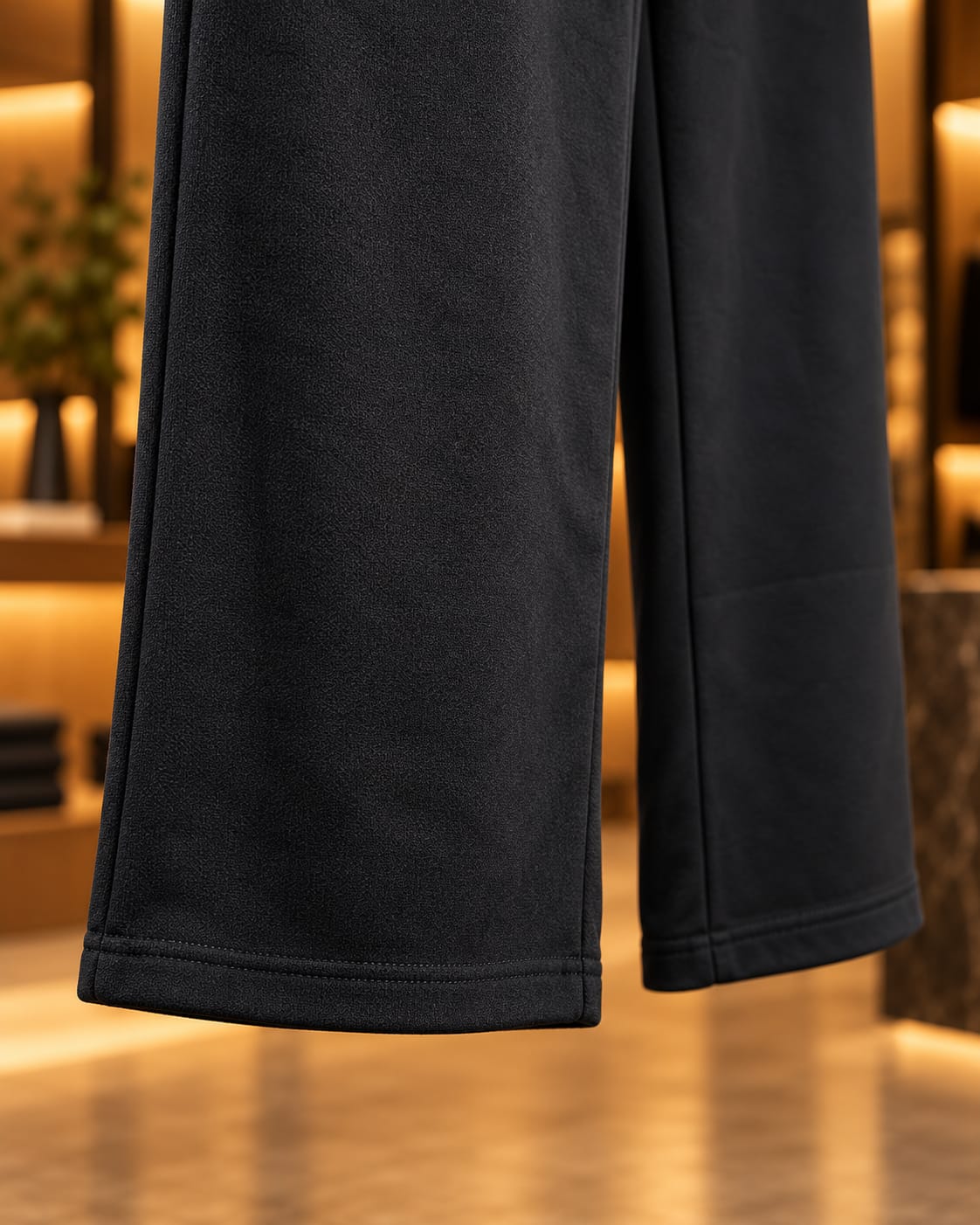 Men’s Straight-Leg Drawstring Casual Trousers