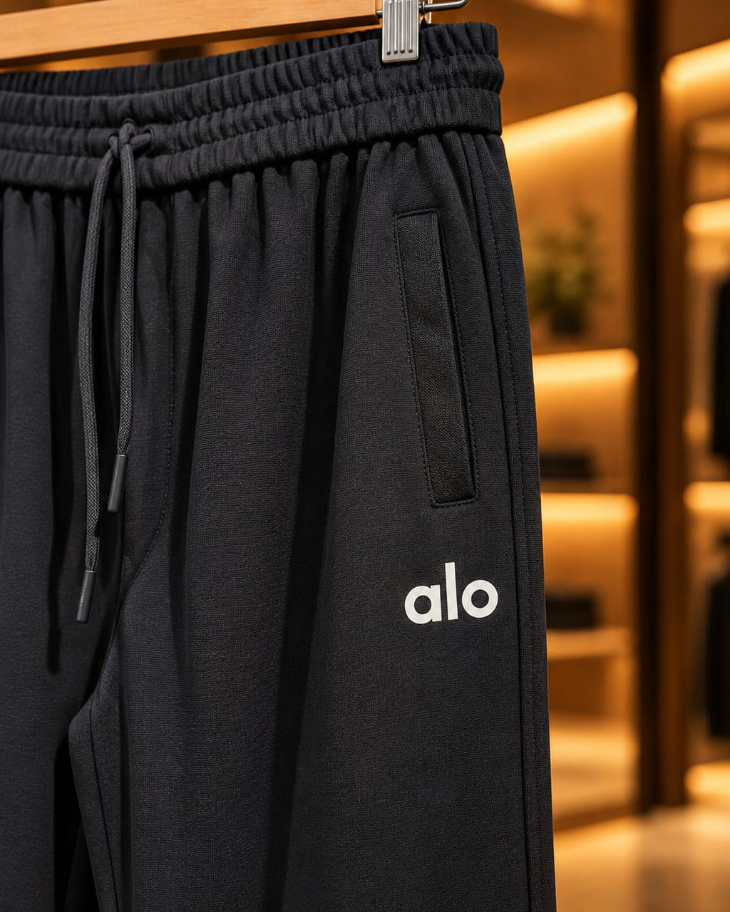 Men’s Straight-Leg Drawstring Casual Trousers