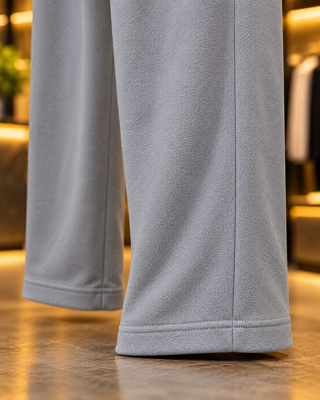Men’s Straight-Leg Drawstring Casual Trousers