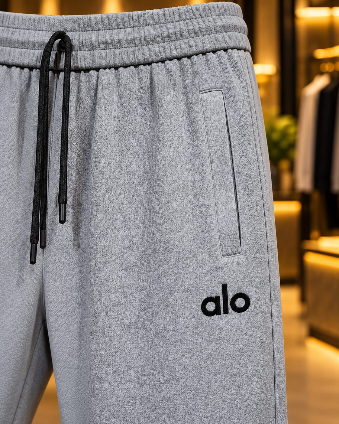 Men’s Straight-Leg Drawstring Casual Trousers