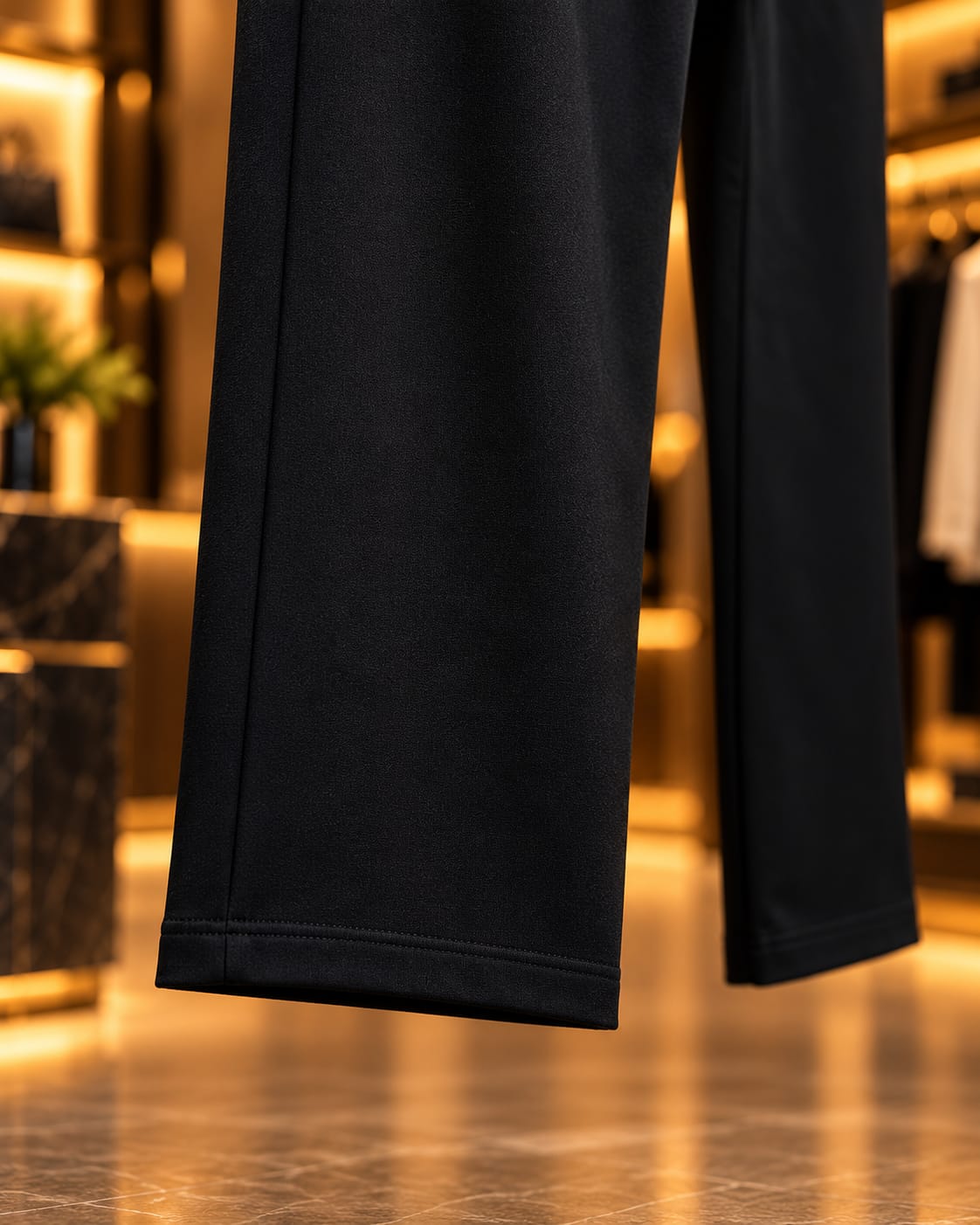 Men’s Straight-Leg Drawstring Casual Trousers