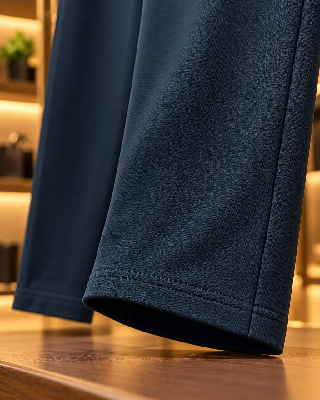 Men’s Straight-Leg Drawstring Casual Trousers
