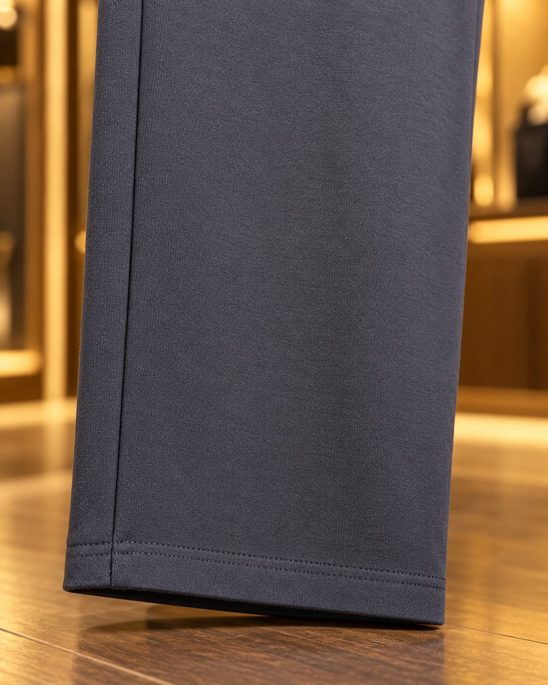 Men’s Straight-Leg Drawstring Casual Trousers
