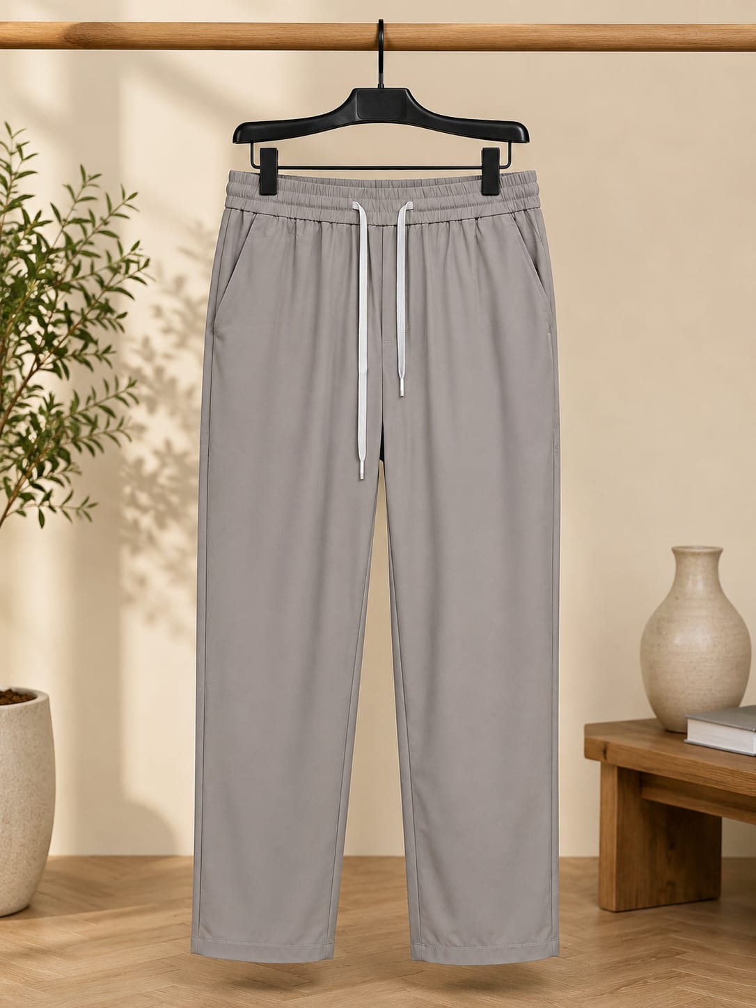 Cielo Noir Essential Taupe Trousers